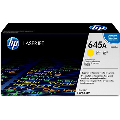 Genuine HP 645A Yellow Toner Cartridge (12,000 Pages)